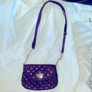 Shinny Purple Mini Purse